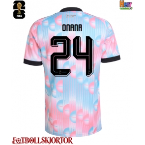 Belgien Amadou Onana #24 Bortatröja VM 2026 Kortärmad